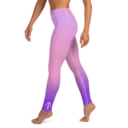 AFA Diamond Lavender Rose Signature Premium Yoga Leggings