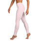 AFA Basics Pale Pink Solid Yoga Leggings