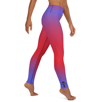 AFA Alizarin Diamond Yoga Leggings