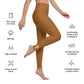 AFA Basics Rich Gold Neutrals Solid Yoga Leggings