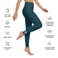 AFA Basics Blue Whale Solid Yoga Leggings