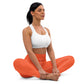 AFA Basics Outrageous Orange Solid Yoga Leggings