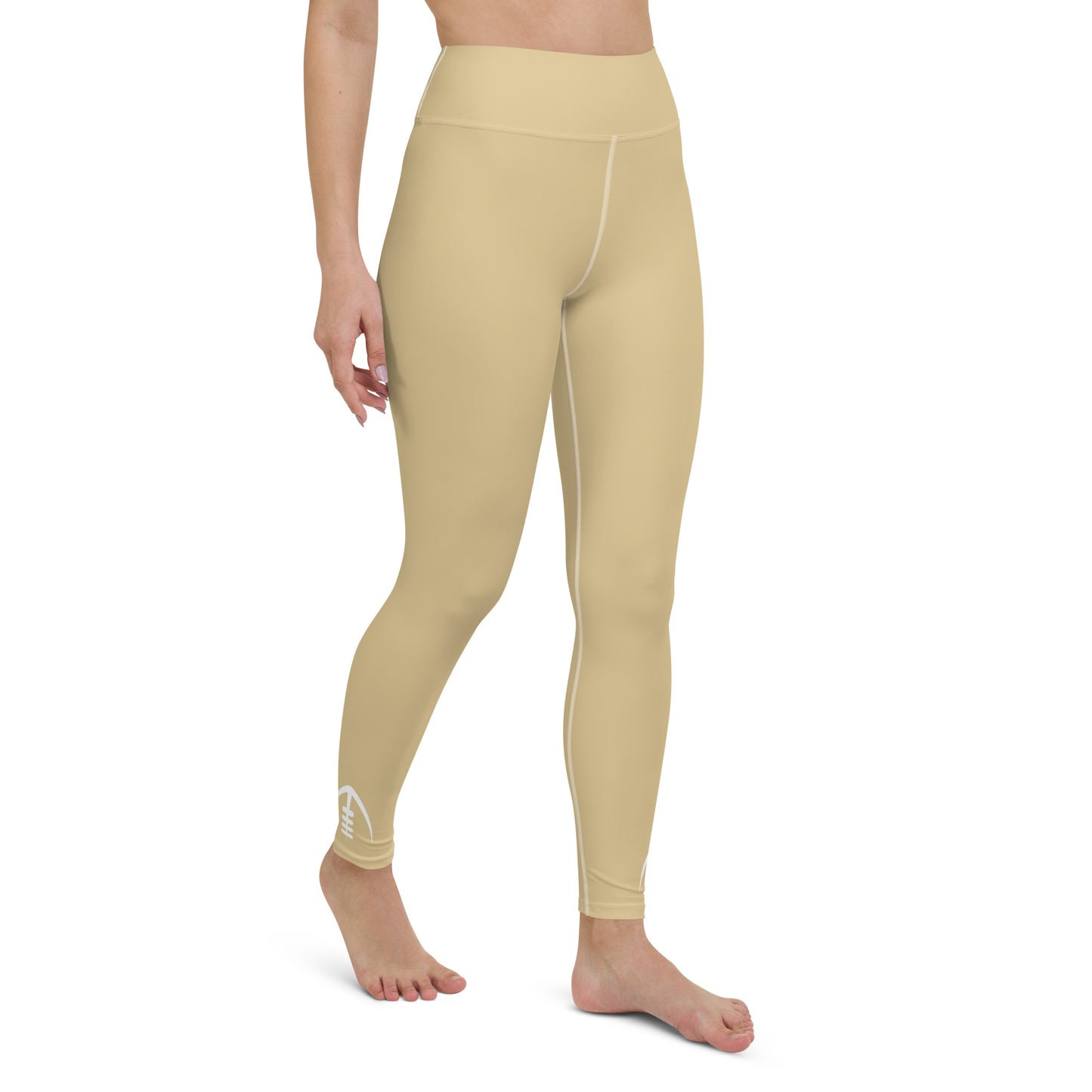 AFA Basics New Orleans Neutrals Solid Yoga Leggings