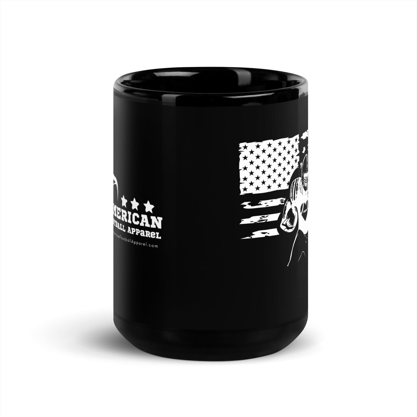 AFA American Football Premium Black Glossy Mug