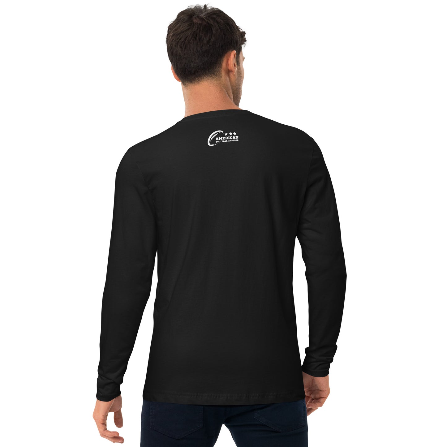 AFA American Football For The Love Of The game Men’s Long Sleeve Fitted Crew Neck Top