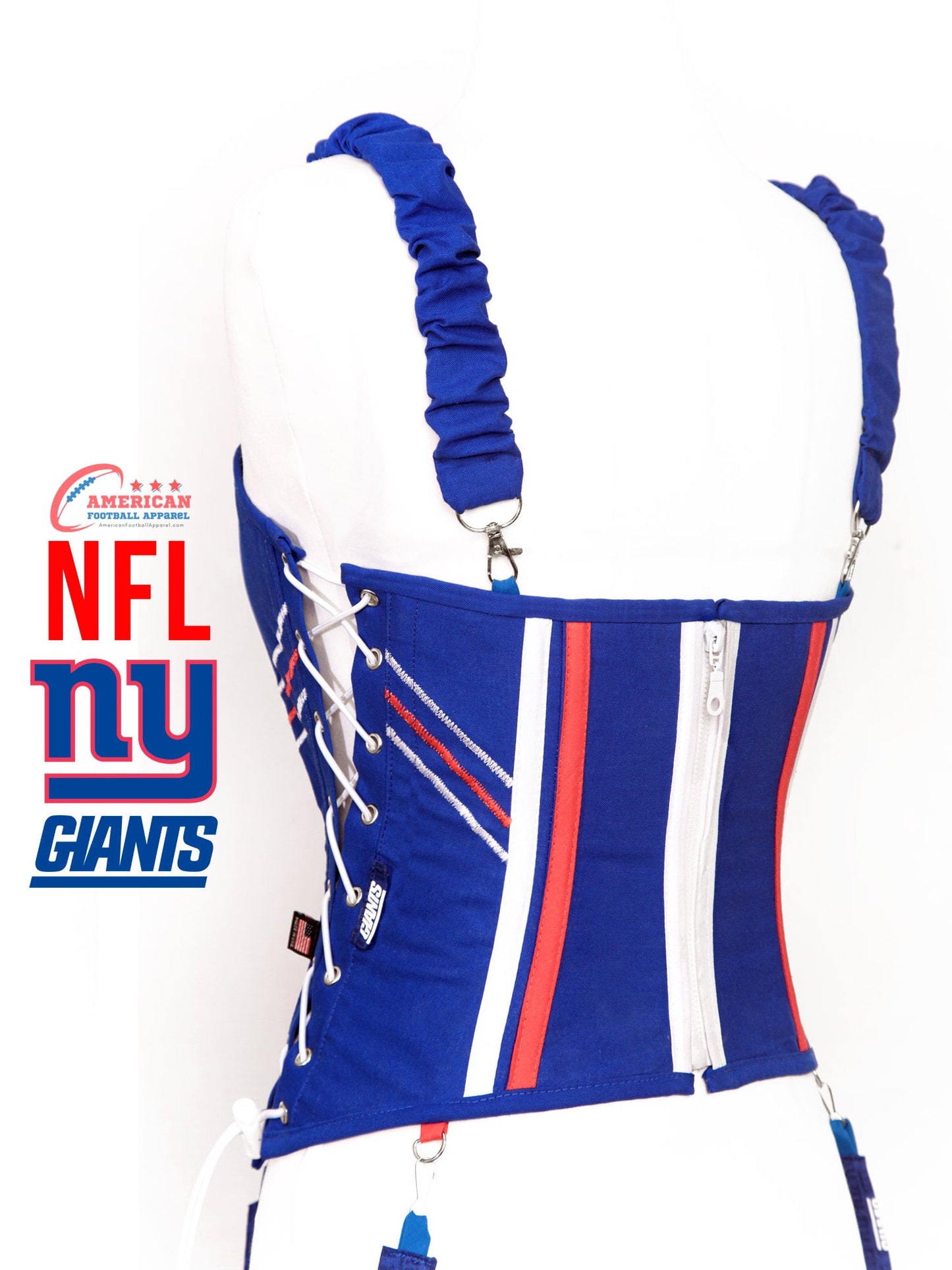 New York GIANTS Football Team Corset Bustier Top