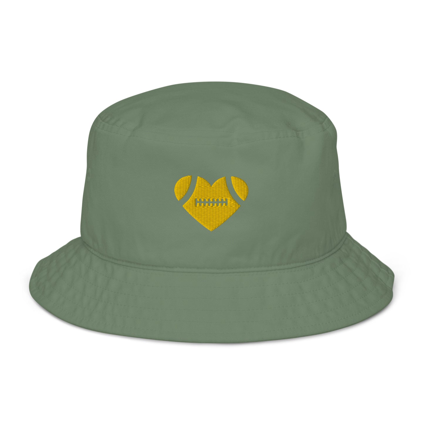 AFA Heart Embroidered Organic bucket hat