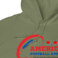 American Football Apparel Unisex Hoodie Colorful Logo
