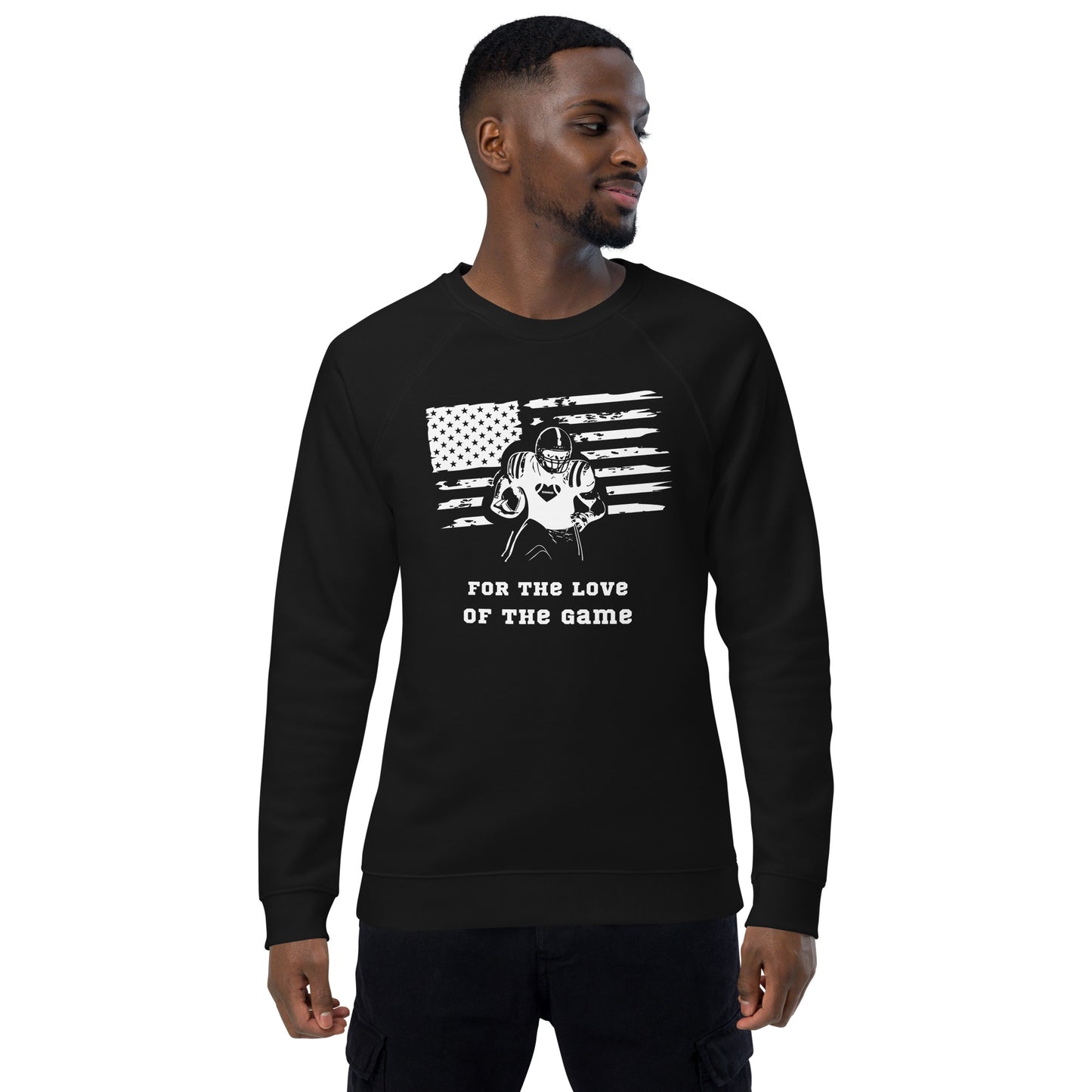 AFA American Football For The Love Of The game Men’s organic raglan sweatshirt