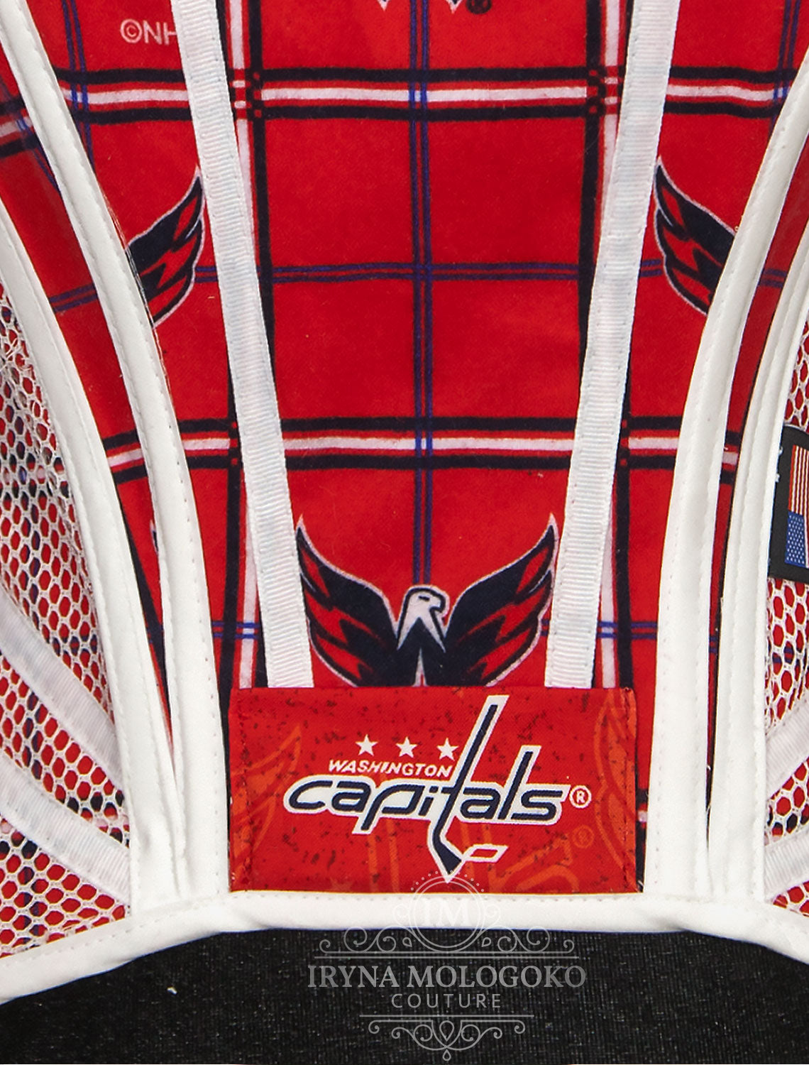 NHL Washington Capitals Hockey Team Corset Bustier Top